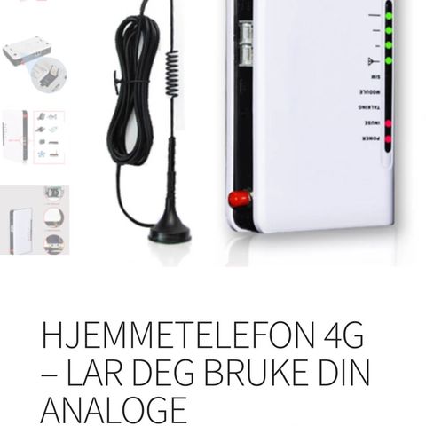 Hjemmetelefon 4 G