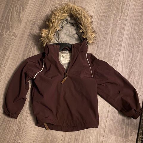 Skalljakke/parkas. Strl 98