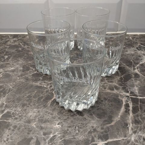 Fem flotte Chivas Regalglass