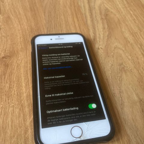 iPhone 8 rosé 64 GB med nyttig deksel