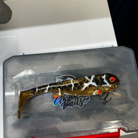 Gnarly baits 24cm gjeddebait med stinger