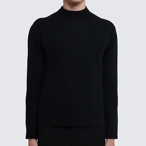 JIL SANDER WOOL TURTLE NECK SWEATHER