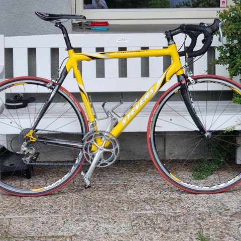 Landevei, Ultegra, carbon gafler, 58 cm