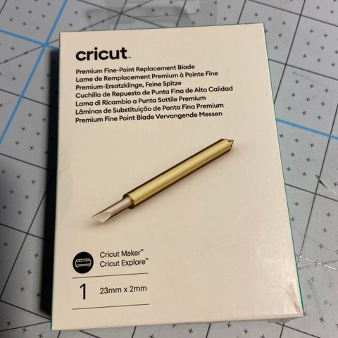 Cricut fine point blade.