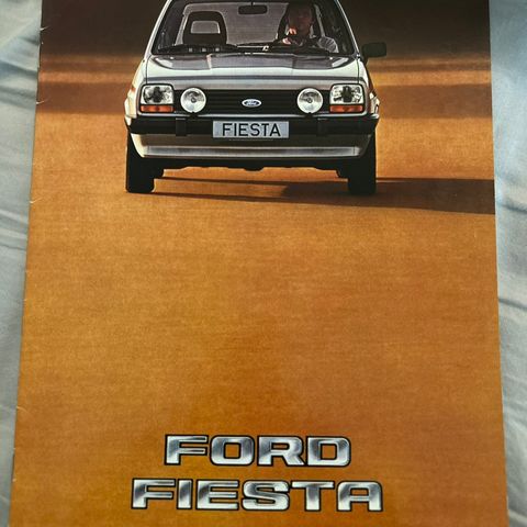 1982 FORD FIESTA bilbrosjyre