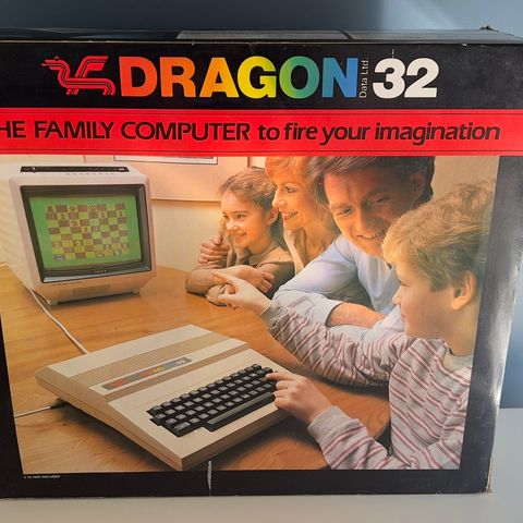 Boxed and refurbished Dragon 32 home computer