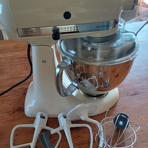 KitchenAid kjøkkenmaskin m/ekstrautstyr