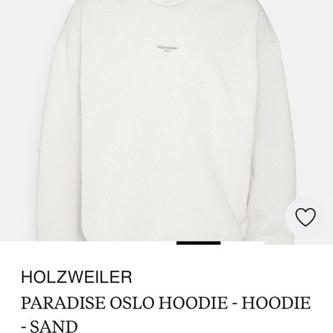 Holzweiler hoodie i sandfarge