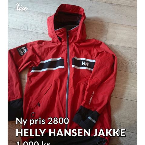 HELLY HANSEN jakke.