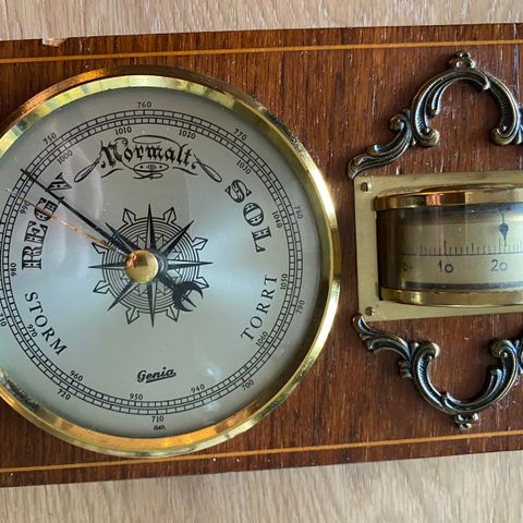 Retro Genia barometer - termometer