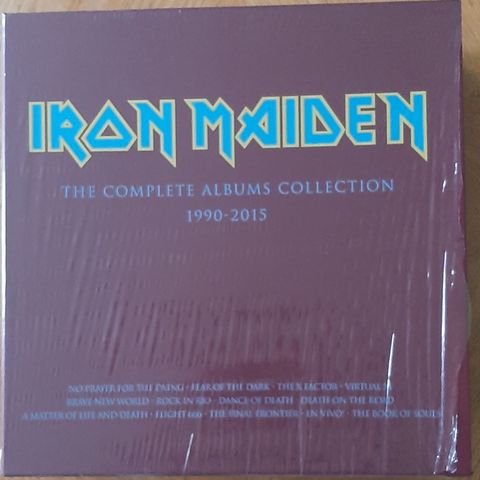 Iron maiden.1990-2015 vinyl boks.