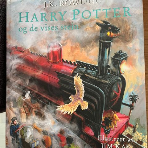 3 stk Harry Potter- de store bøkene