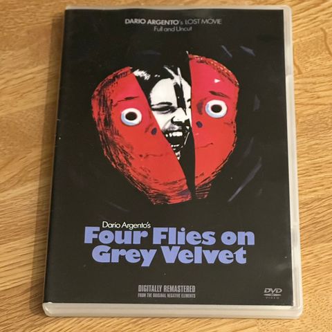 Four Flies on Grey Velvet (DVD) Dario Argento