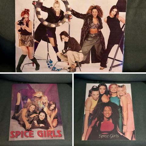 SPICE GIRLS - 3 stk laminerte plakat (41 x 51cm)