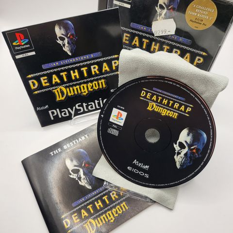 PS1 - Deathtrap Dungeon - CIB & MINT!!