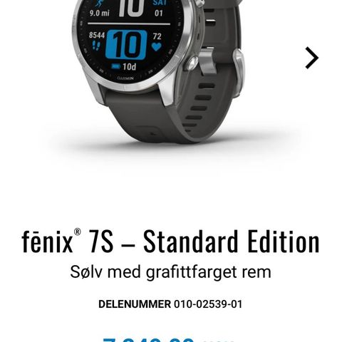 Garmin fenix 7S 42mm