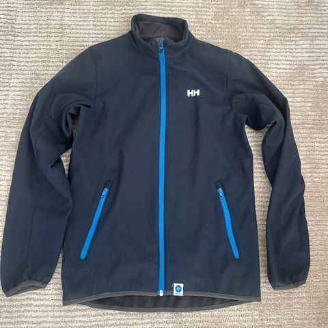 Super Helly Hansen skalljakke/vindtett med fleecefôr str 12 år- 152cm