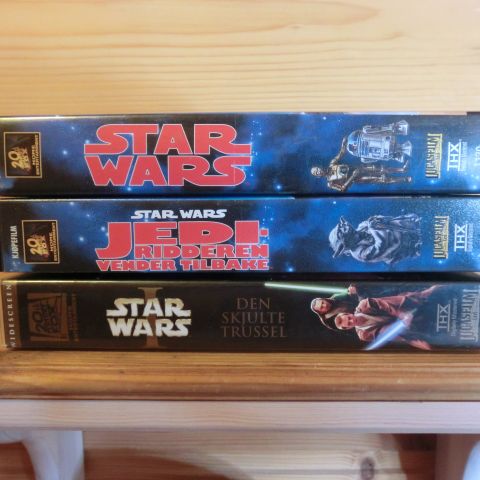 STAR WARS på VHS