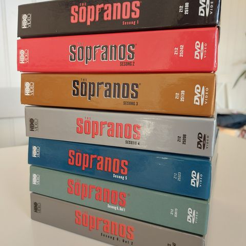 Komplett Sopranos serie