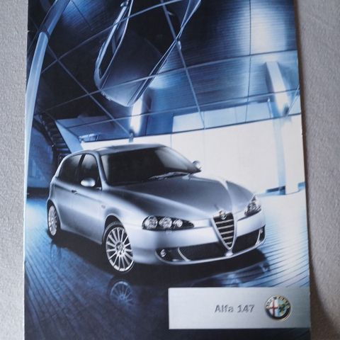 Alfa 147, 05 mod brosjyre