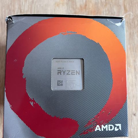 Ryzen 5 3600x selges