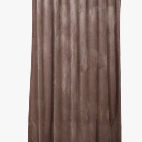 Mali velur gardinene - taupe 135 x 220