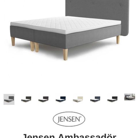 Ny Jensen ambasadör seng 105*210