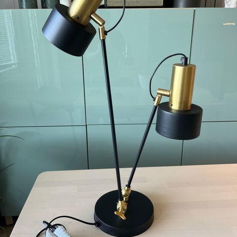 Bordlampe messing