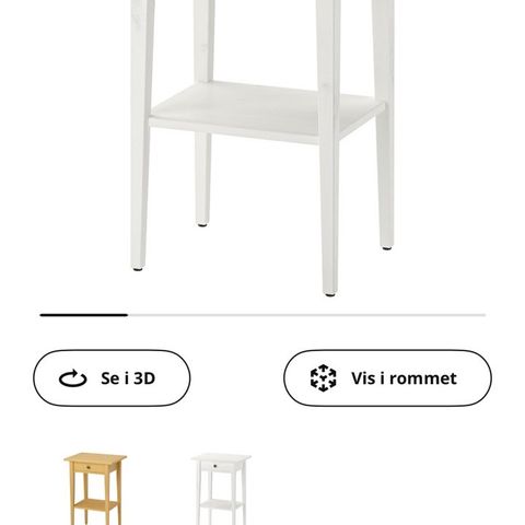 To Hemnes IKEA nattbord