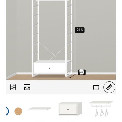 Garderobe ELVARLI IKEA