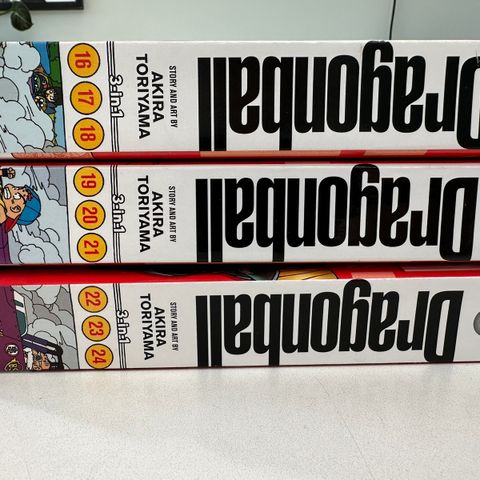 Dragonball 3-i-1, engelsk, bok 16-24