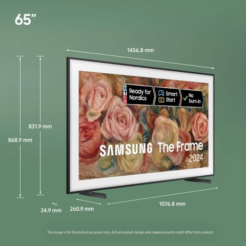 Ubrukt Samsung 65" The Frame 2024 4K