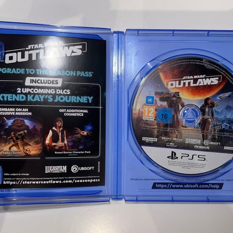 Star Wars Outlaws PS5