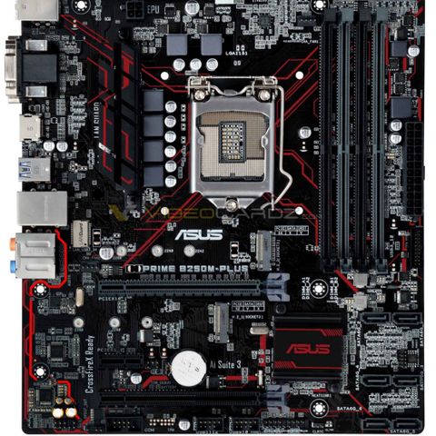 ASUS Prime B250M-Plus, I5 7400, Noctua kjøler, 8GB RAM og Samsung 256GB NVME