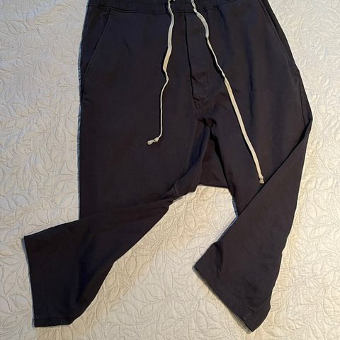 Rick Owens Jersey Pants Indigo