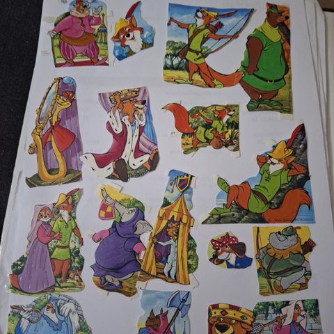 Glansbilder Disney Robin Hood kr 55 pp