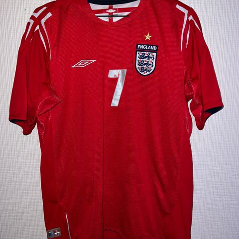 England Euro 2004 bortetrøye Beckham 7