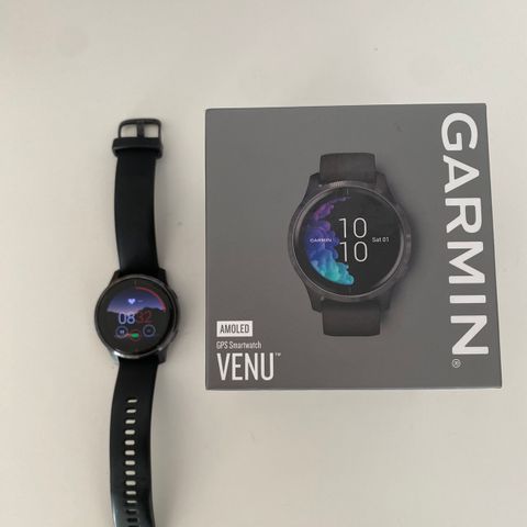 Garmin Venu GPS smartklokke selges