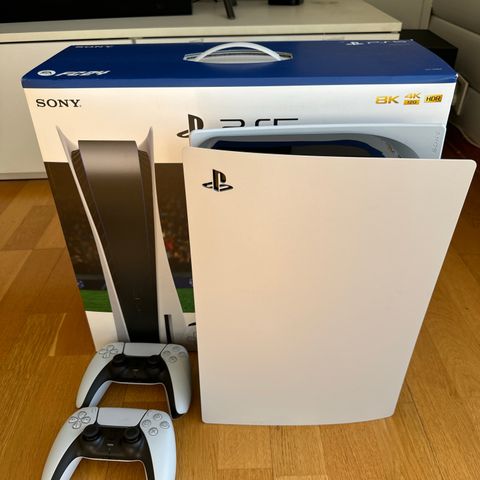 Playstation 5 (disc) m/2 kontroller