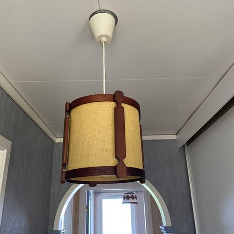 Skikkelig kul retro lampe 70 tallet