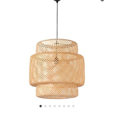 taklampe fra Ikea/ SINNERLIG