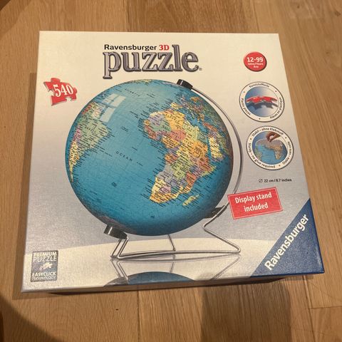 Globus Ravensburger pusle 540 biter