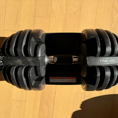 Titan Life justerbar vektmanual 24kg