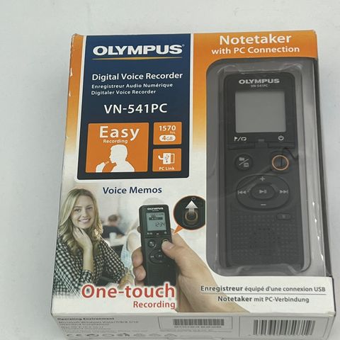 Ubrukt Olympus VN-541pc. Optager / diktafon