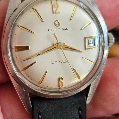 Certina Bristol mekanisk klokke fra 1963