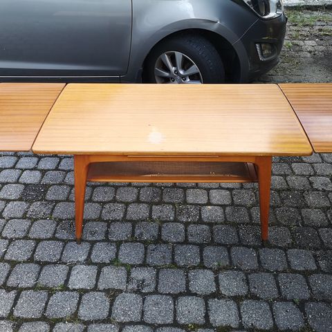 Retro teak salongbord fra 60 tallet