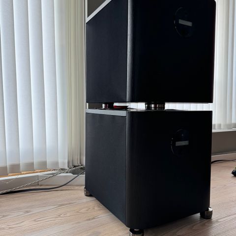 Audio Physics Rhea II, matt sort- 2 stk- Subwoofer