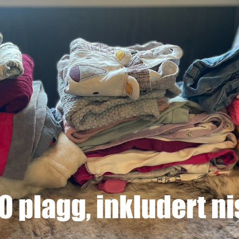 Klespakke 19 plagg Str 74