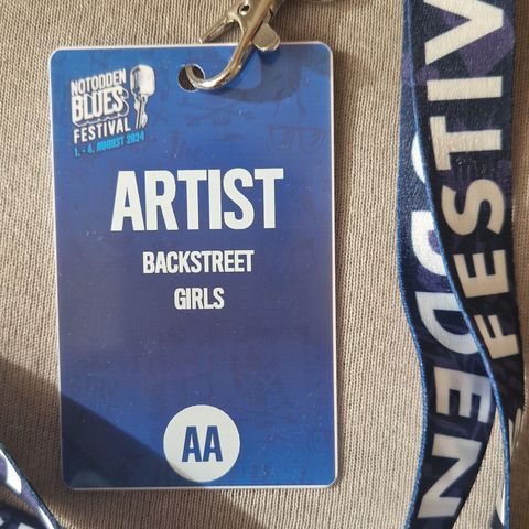 Backstreet Girls  Artist/Backstagepass Notodden Bluesfestival 2024