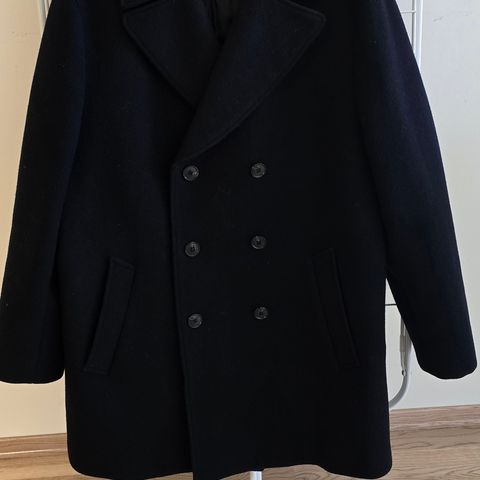 Wool Coat / Ull Kåpe Marinblue